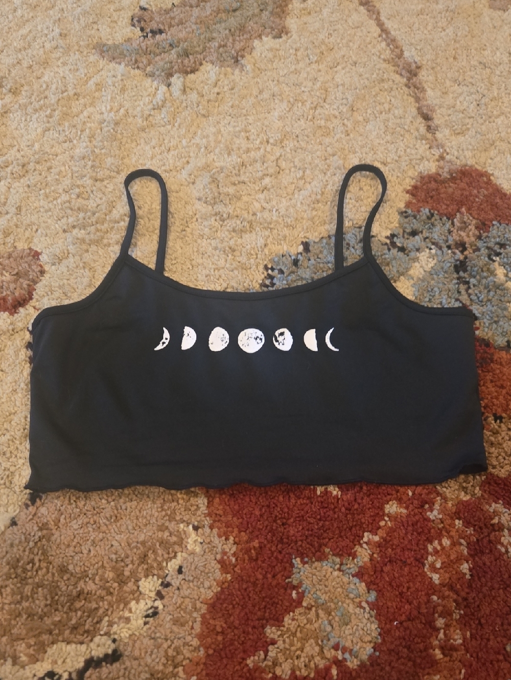 Black Moon Phase Cami Top - Women